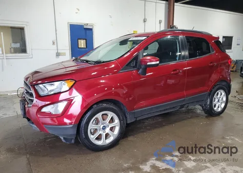 2018 Ford Ecosport Se из США, поврежденный, VIN MAJ3P1TE5JC204370